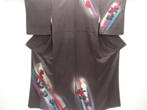 薔薇模様暈し訪問着